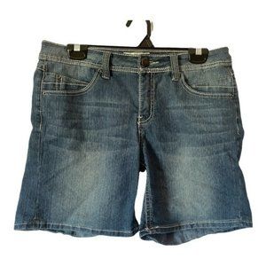 Royalty For Me Womens Jean Shorts Stretch Mid Rise 6inch Size 8